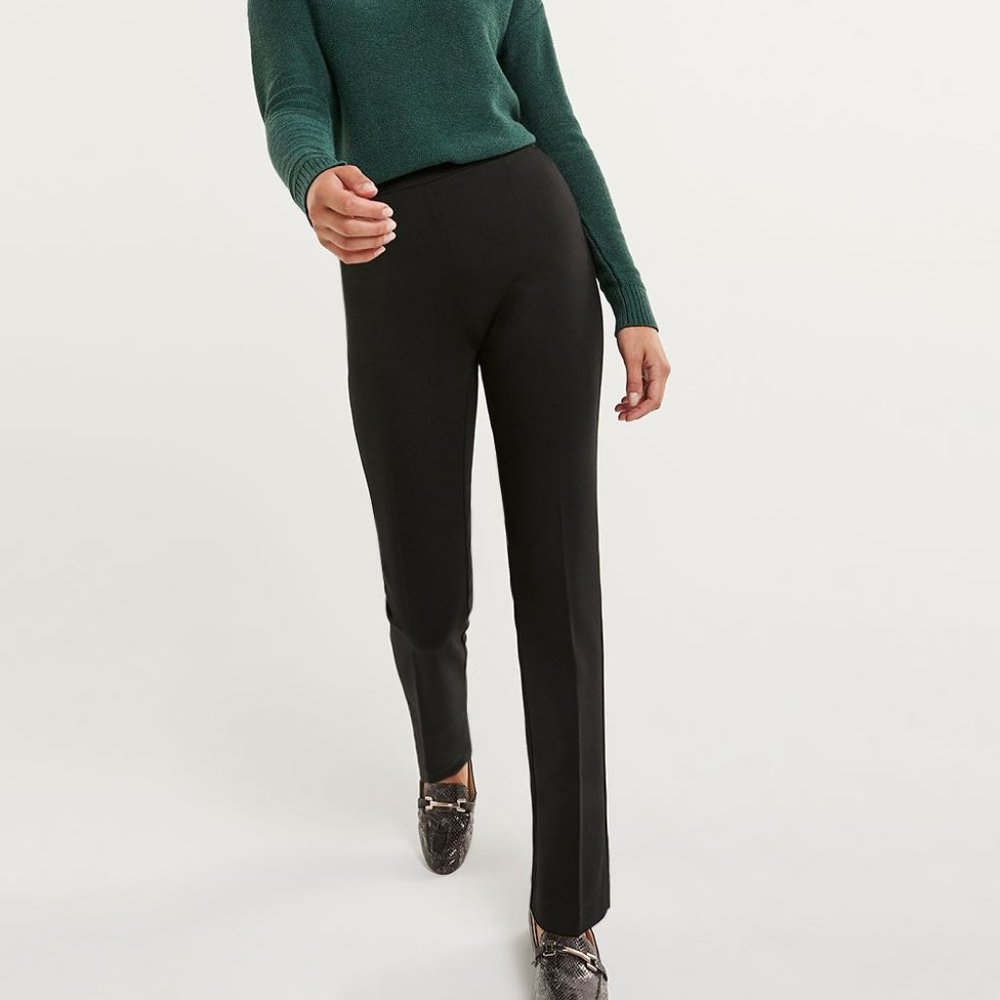 Green Straight Pants The Modern Stretch